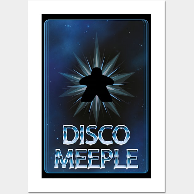 Disco Meeple Wall Art by WickedWizardStudios